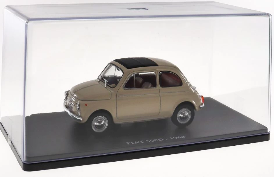 Fiat 500D - 1960 1:24 European Vintage Cars - Cased - Image 3
