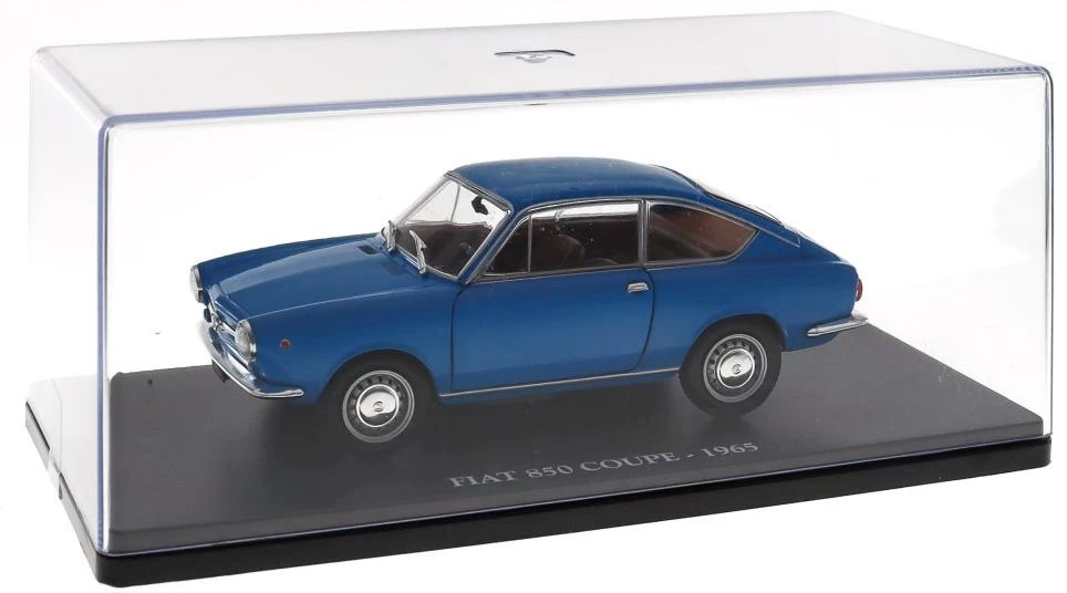 Fiat 850 Coupe - 1965 1:24 European Vintage Cars - Cased - Image 3