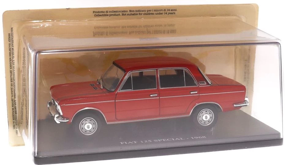 Fiat 125 Special - 1968 1:24 European Vintage Cars - Cased - Image 4