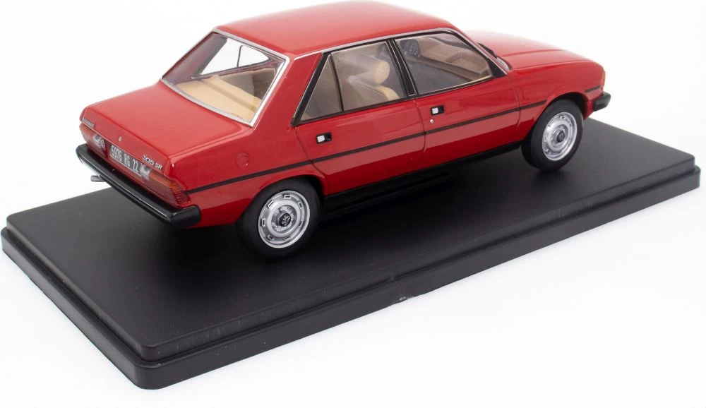 Peugeot 305 SR 1980 Red 1:24 European Vintage Cars - Cased - Image 2