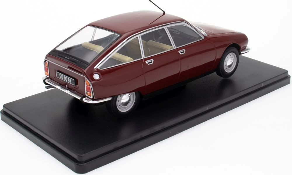 Citroen GS 1971 Burgundy 1:24 European Vintage Cars - Cased - Image 2