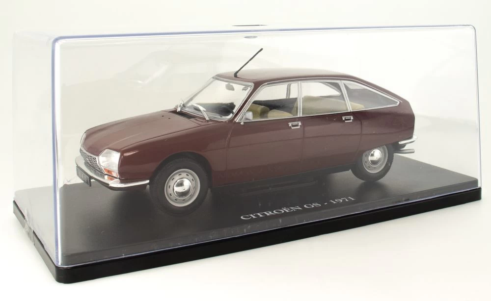 Citroen GS 1971 Burgundy 1:24 European Vintage Cars - Cased - Image 3