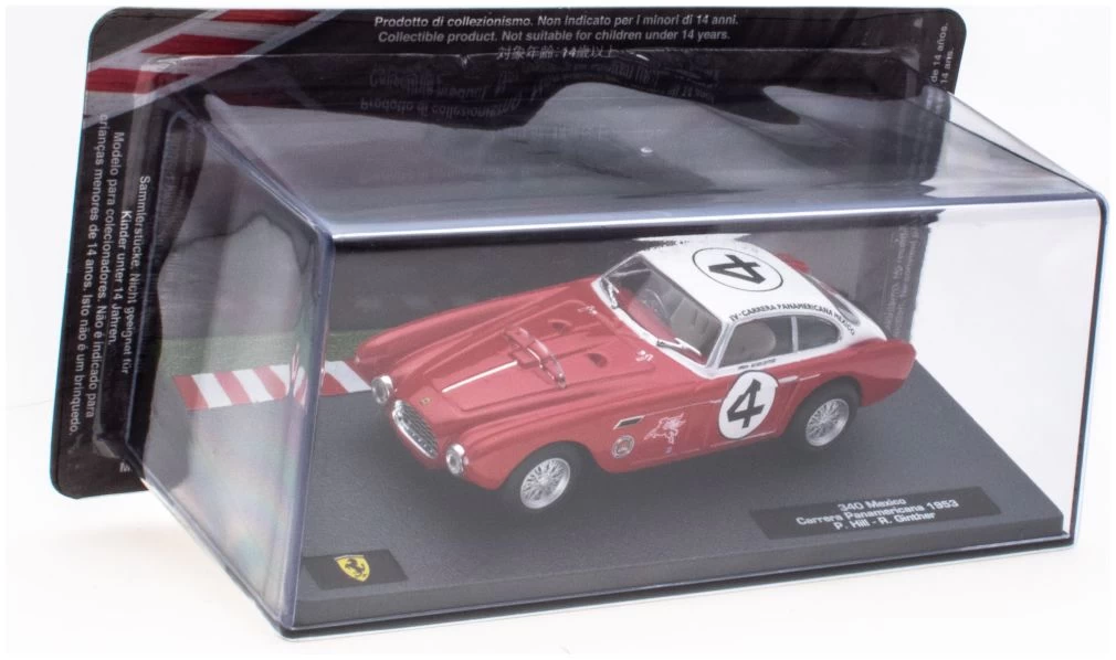 Ferrari 340 Mexico Carrera Panamericana P.Hill - Cased - Ferrari Racing Collection - Image 3