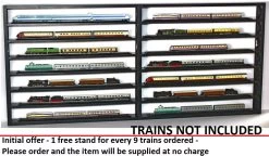 Display Case - Great Trains Of The World From The MAG KB Range