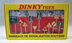 12pc Set - Road Signs (593) Atlas Reproduced 'Dinky'