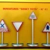 Hazard Warning Signs - 6pc (#41) Atlas Reproduced 'Dinky'
