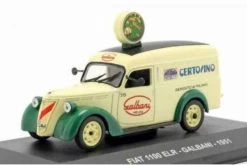 Fiat 1100 ELR Van 1951 'Galbani' Light Yellow/Green