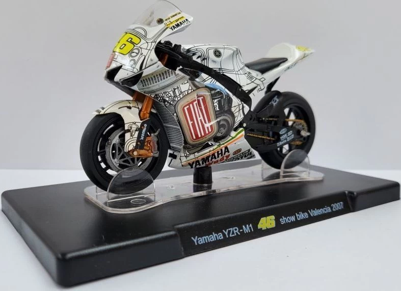 Yamaha YZR-M1 Valencia 2007 Rossi Valentino Rossi Collection In 1:18