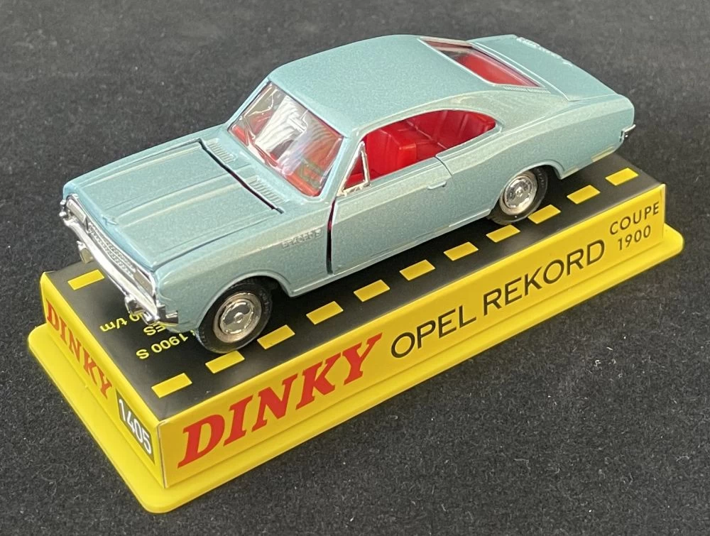 Opel Rekord Coupe 1900 Lt.Blue (1405) Atlas Reproduced 'Dinky'