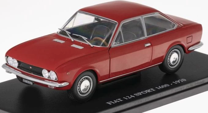 Fiat 124 Sport 1600 - 1971 1:24 European Vintage Cars - Cased