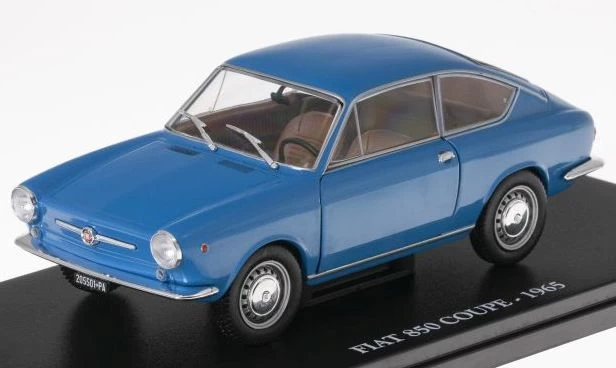 Fiat 850 Coupe - 1965 1:24 European Vintage Cars - Cased