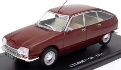 Citroen GS 1971 Burgundy 1:24 European Vintage Cars - Cased