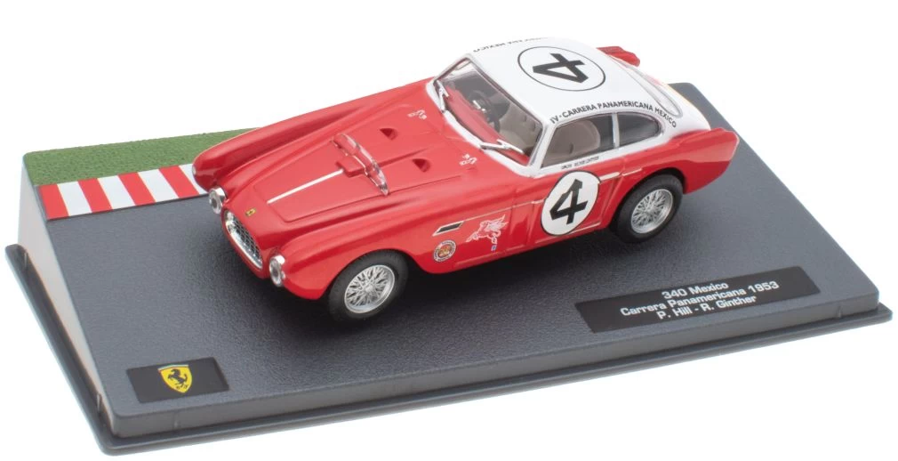 Ferrari 340 Mexico Carrera Panamericana P.Hill - Cased - Ferrari Racing Collection